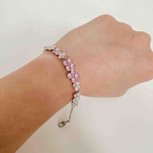 swarovski bracelet and matching cocktail ring